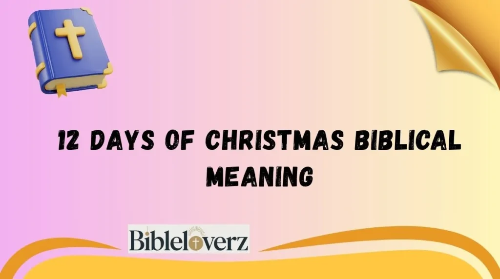 12 Days of Christmas Biblical Meaning