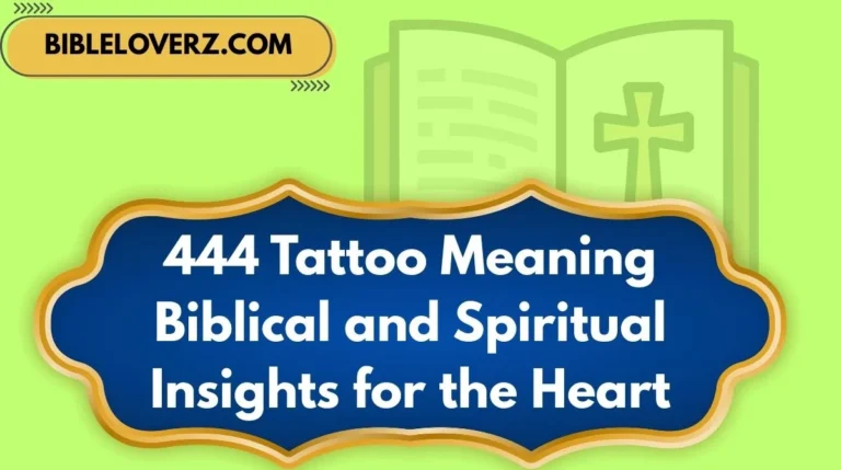 444 Tattoo Meaning Biblical and Spiritual Insights for the Heart
