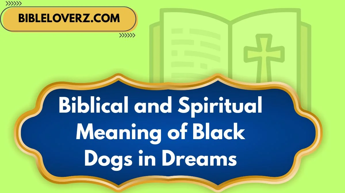 Biblical and Spiritual Meaning of Black Dogs in Dreams