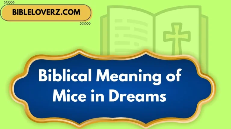 Biblical Meaning of Mice in Dreams