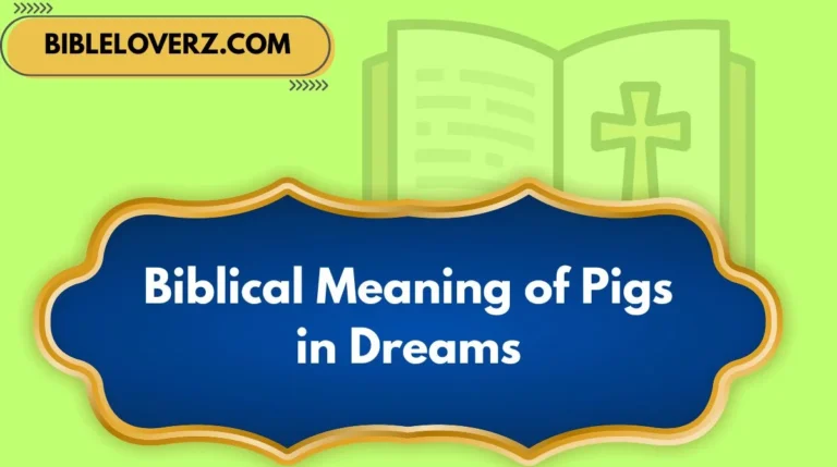 Biblical Meaning of Pigs in Dreams