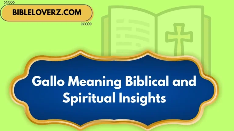 Gallo Meaning Biblical and Spiritual Insights