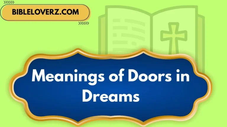 Meanings of Doors in Dreams