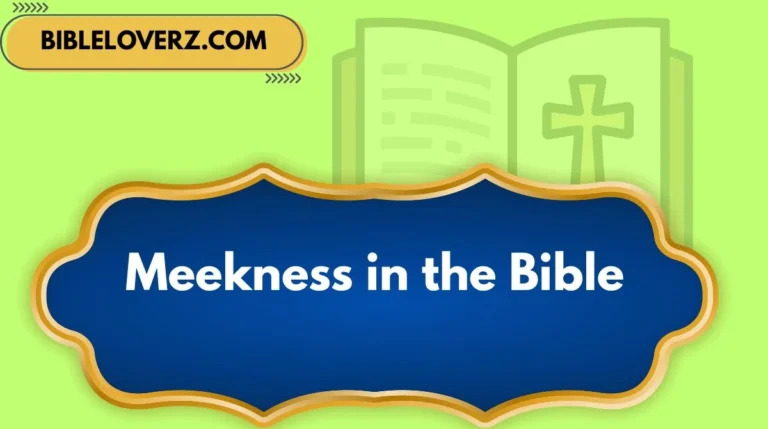 Meekness in the Bible