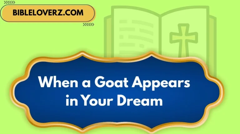 When a Goat Appears in Your Dream