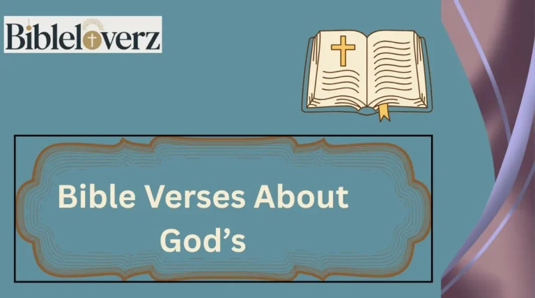 Bible Verses About God’s