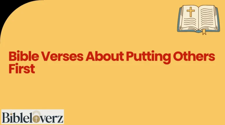 Bible Verses About Putting Others First