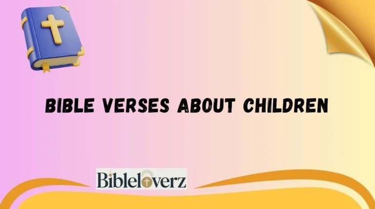 Bible Verses About Children