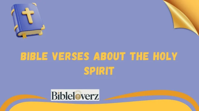 Bible Verses About The Holy Spirit
