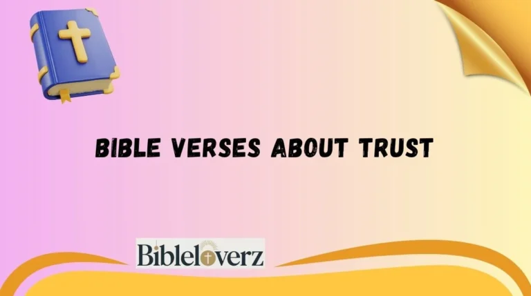 Bible Verses About Trust